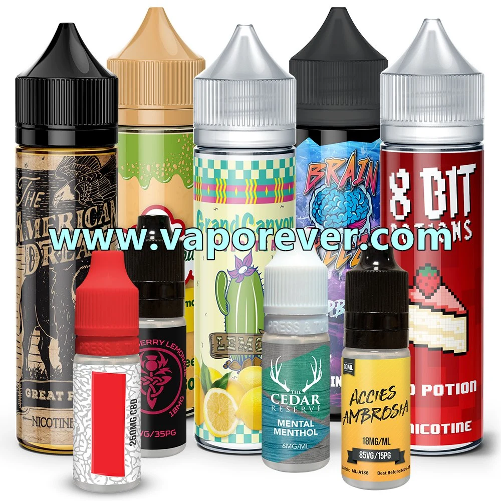 Manufacturer Mixed E Liquid Bakery Berry Fruit Cereal Citrus Fruit Creamy Custard Dessert Drink Menthol & Mint Nut Tropical Fruit Yoghu