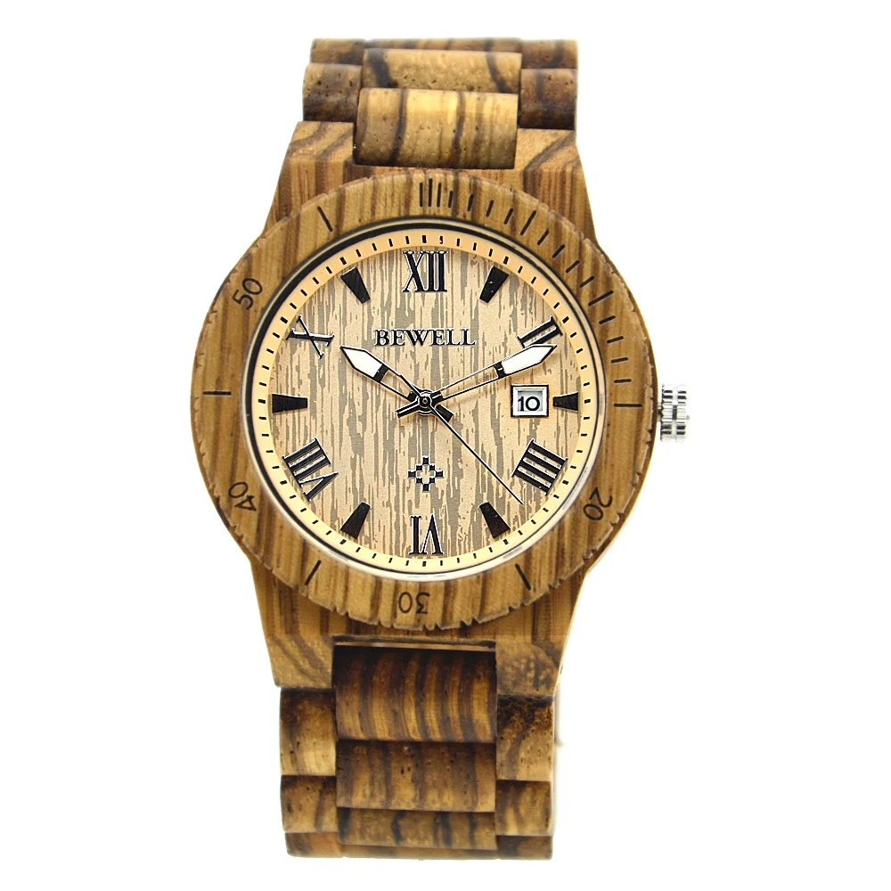 Eco friendly mejor la naturaleza de alta calidad relojes de madera para hombres