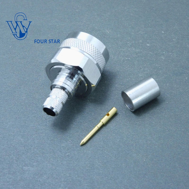 Antenna Wire Electrical Waterproof Factory RF Coaxial Male Plug Crimp N Type Connector LMR300 Cable