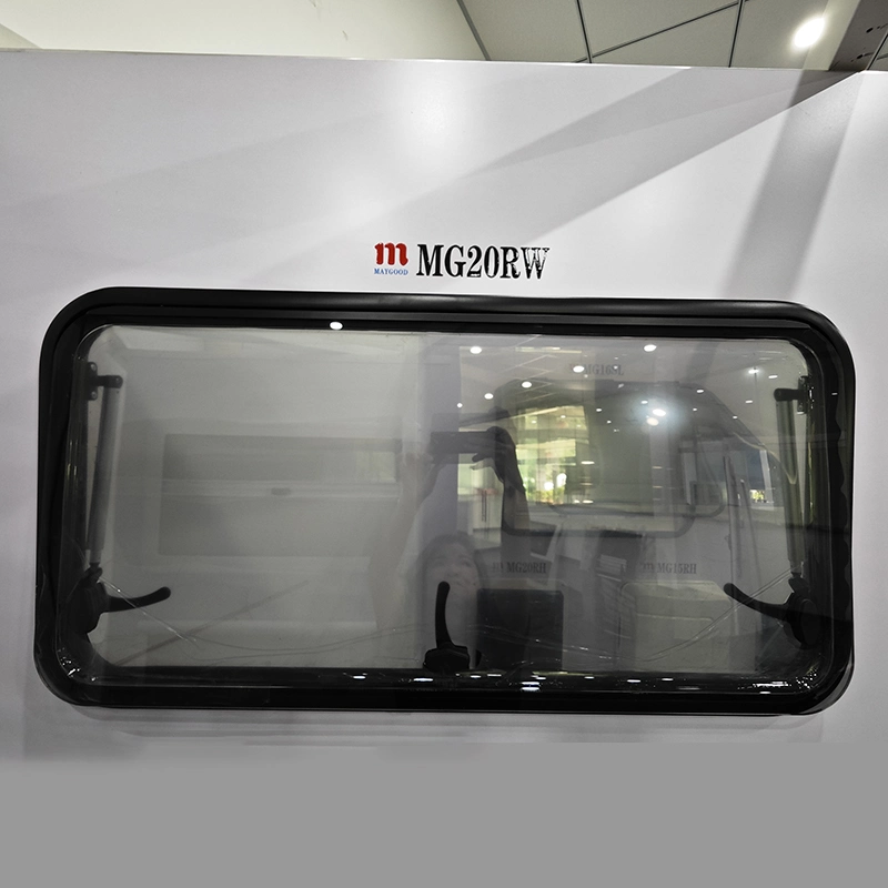 Maygood 1000*600mm Accesorios de coche Perfil de aluminio Anti-Scratch lado y trasero Ventana con cortina