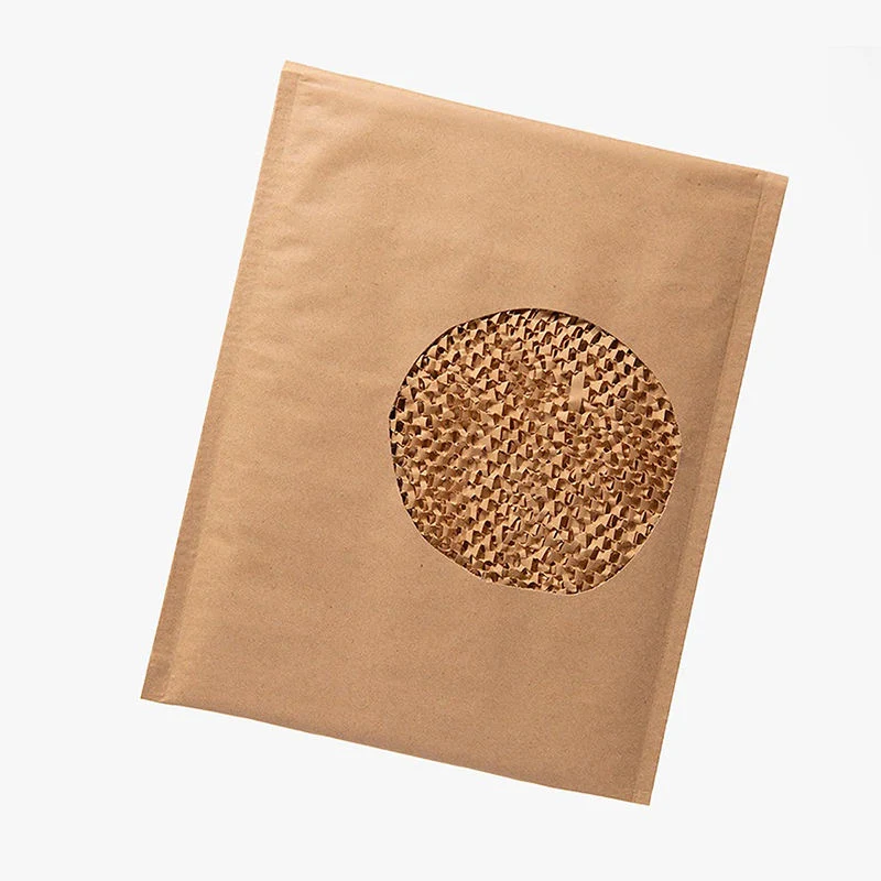 Recyclable Self Seal Brown Mini Craft Mailer Packaging Small Packaging Bag Mailing Honeycomb Kraft Paper Padded Envelopes