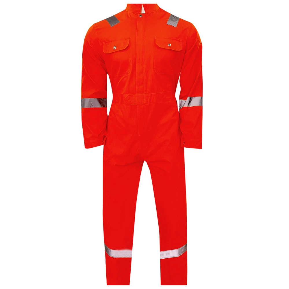 No Minimal Reflective Strip Safety Construction Uniform Work Clothes Working Coverall