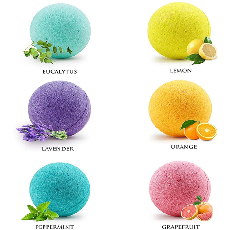 Advanced Custom Fizzy Bath Bombs Gift Set with Natural Essential Oils