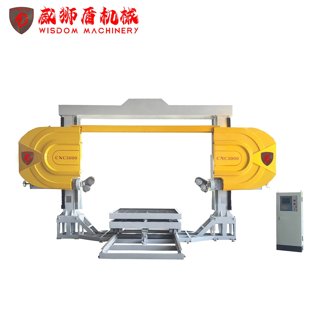 Wisdom Automatic Block Cutting Diamond Wire Saw Machine for Processing Large Granite Marble Slabs