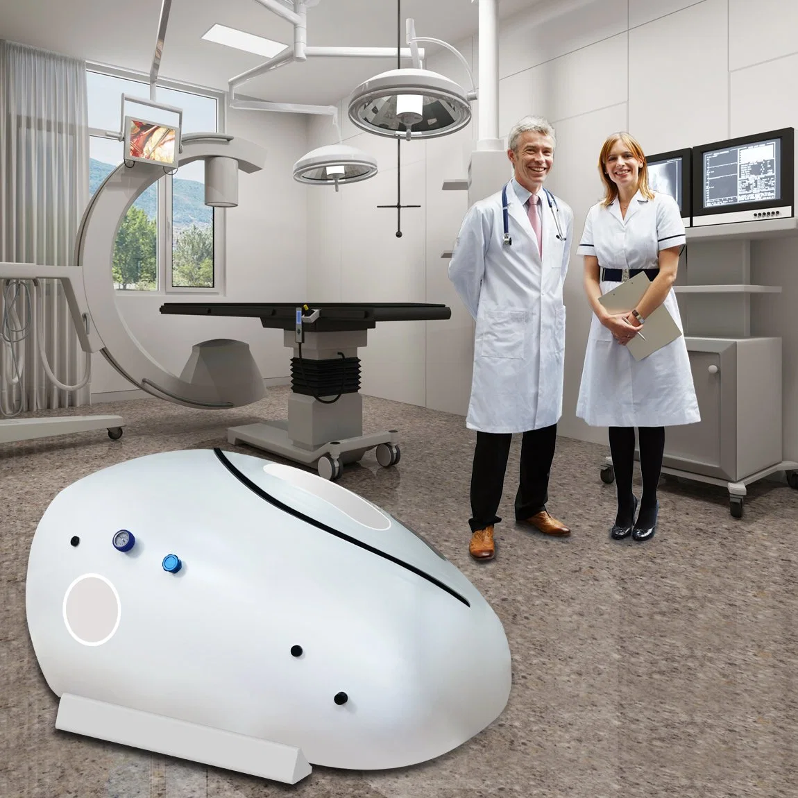 O2bay produits de soins de santé pour 1.5ATA portable assise de type Hyperbaric Chambre d'oxygène