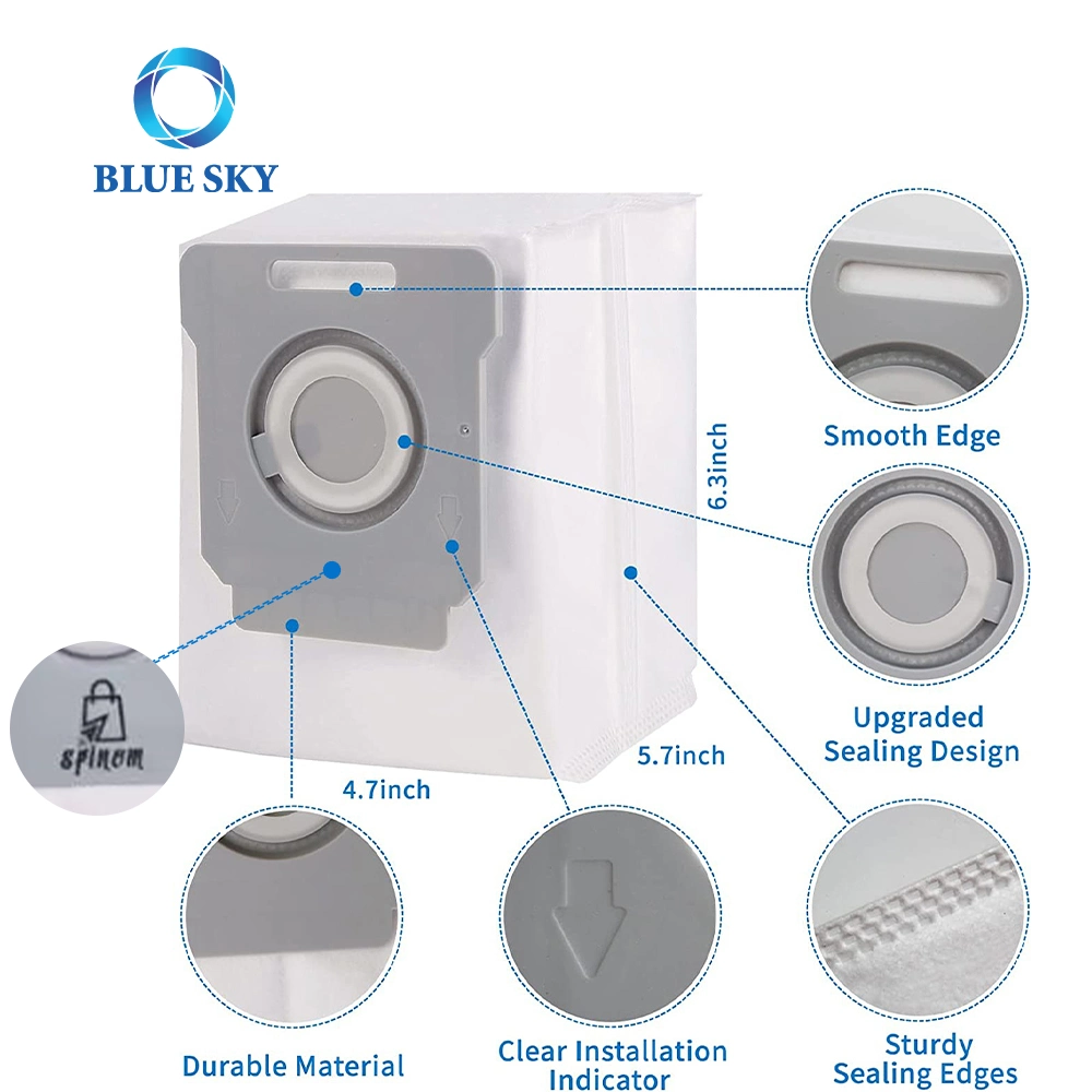 in Stock Disposable Non-Woven Replacement Dust Bags for Irobot Roomba I7 S9 I4 Robot Vacuum Cleaner