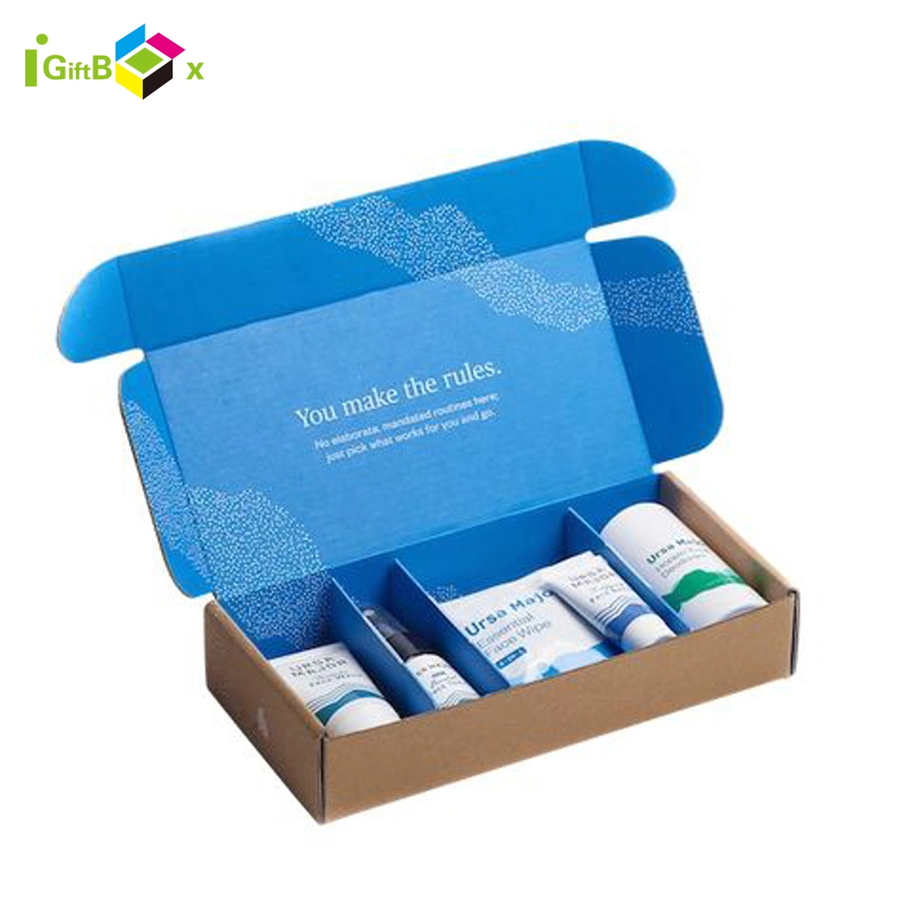 Custom Logo Color Corrugated Packaging Clothing Mailer Box Shipping Paper Gift Box