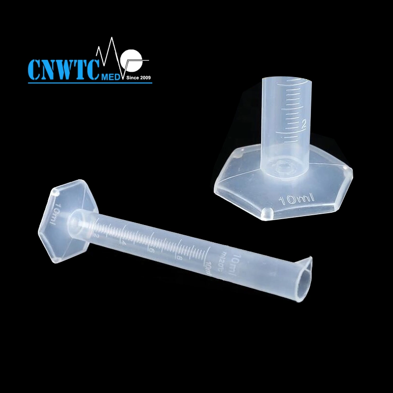 Lab Cheap Graduated 25ml Cup Plastic Base Spout Measuring Cylinder