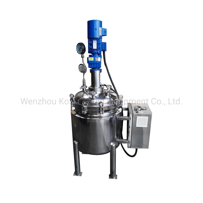 Stainless Steel ASME High Pressure Vacuum Titanium Jacket Heat Chemical Mixing Mixer Small Tank Price Reactor Pressure Vessel