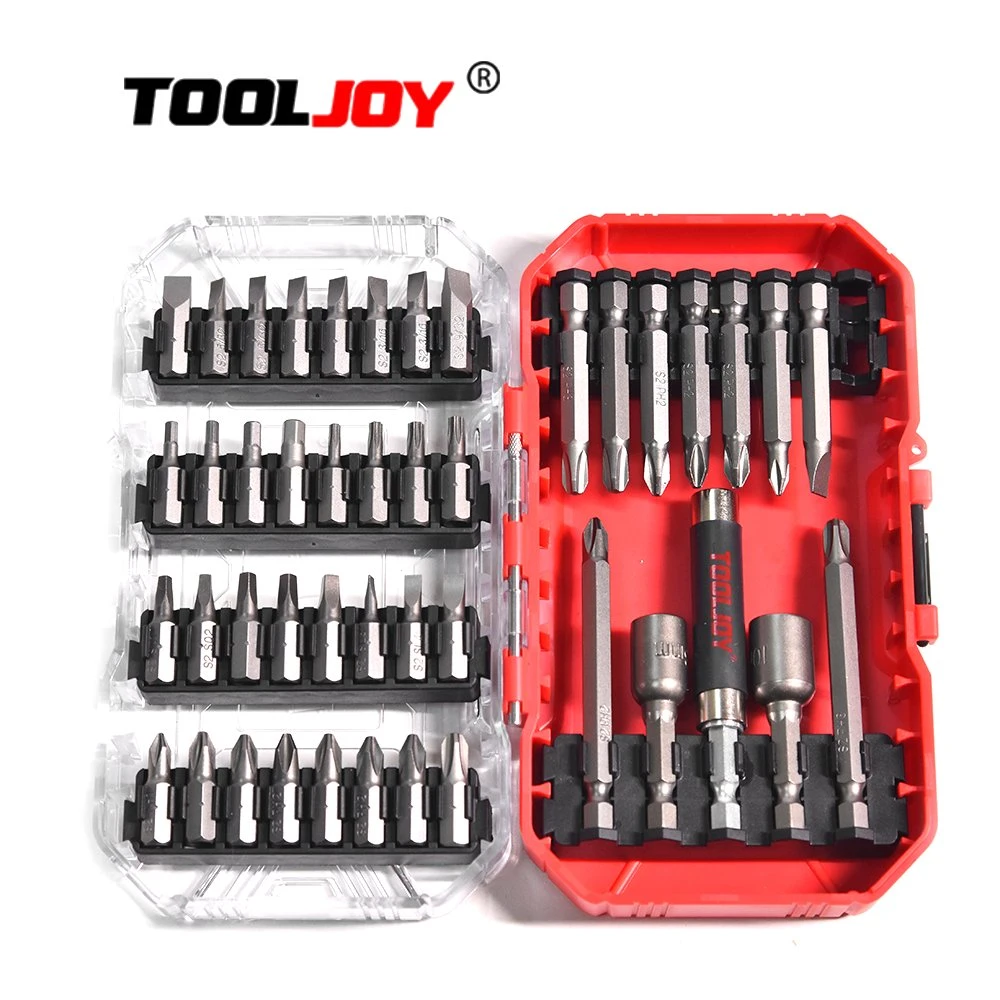 Tooljoy Diamond Drill Bit Set Hole, 15PCS/Mini Tool Box Ratchet Screwdriver Bit Set
