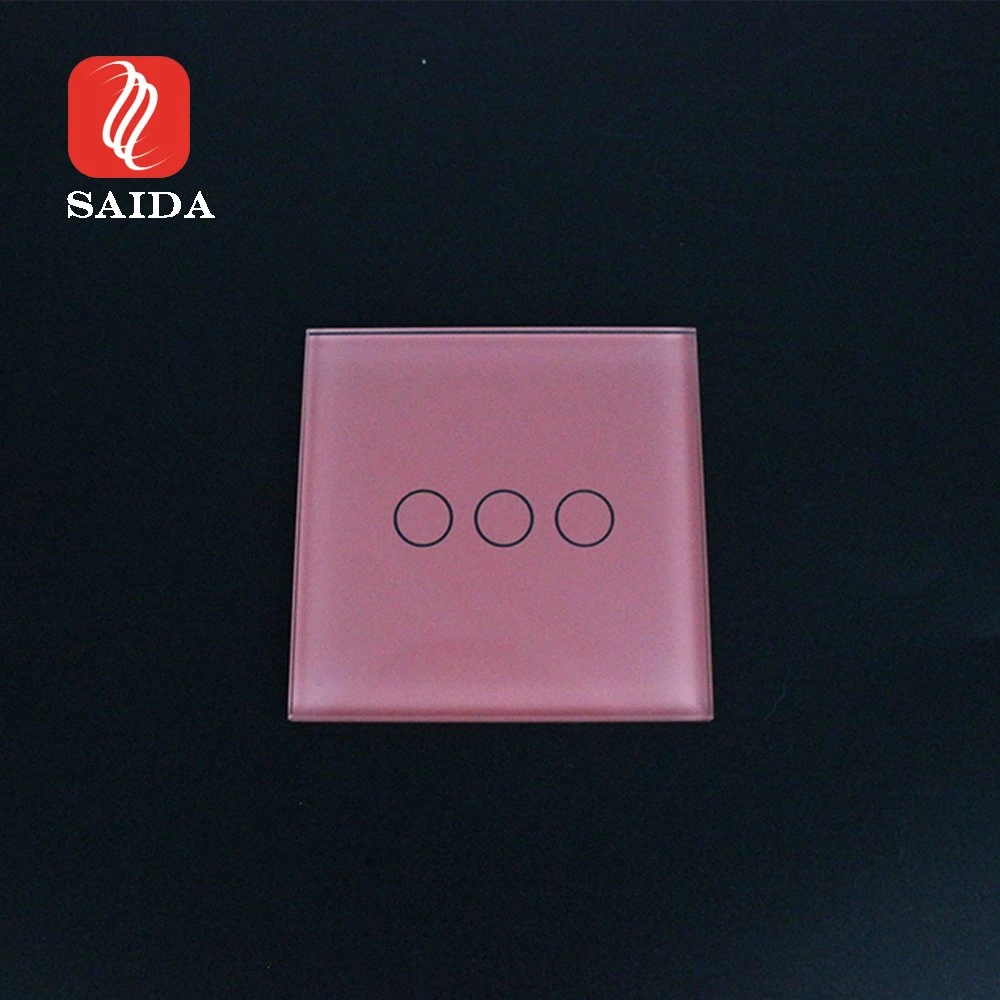Saida Custom Color Silkscreen impresión Smart Touch / pared WiFi Interruptor del panel de cristal