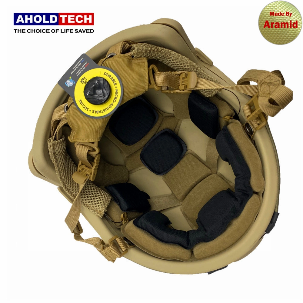 Protección de seguridad rápido NIJ IIIA táctica Aramid Casco balístico a prueba de balas