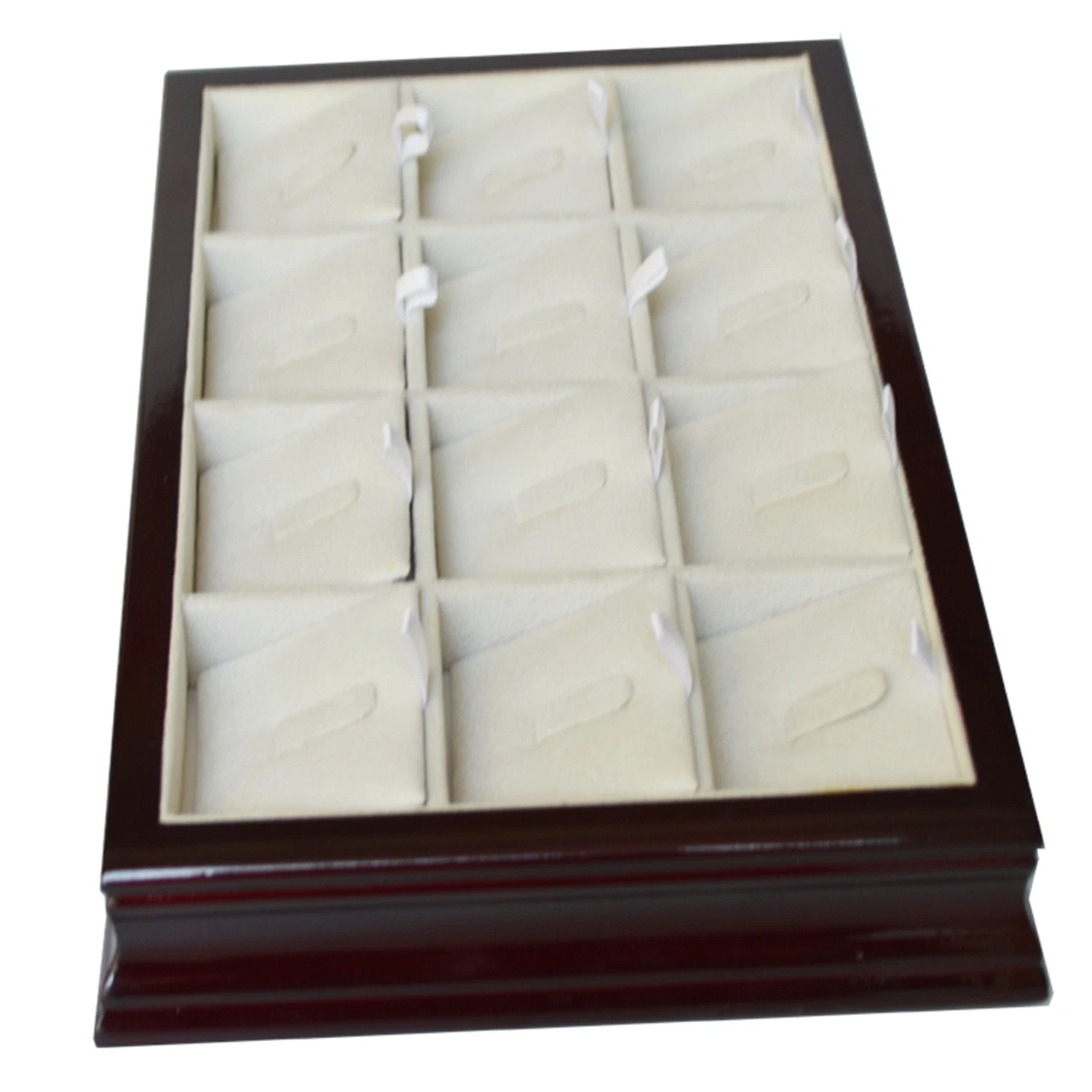 Factory Custom High quality/High cost performance  Glossy Finish Wooden Jewelry Tray Jewellery Display