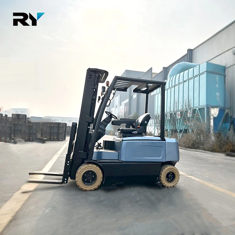 Royal 3 Ton 4 Wheel Lead-Acid/ Lithium Battery AC Electric Forklift Truck