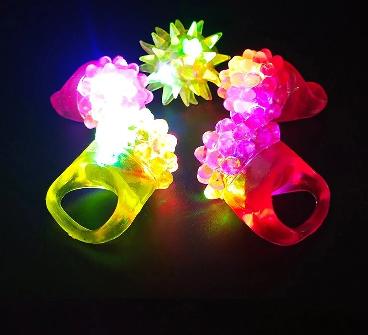 Förderung Finger Dekoration Ring LED-Finger-Licht blinkende Finger Party Gely Ring Lights