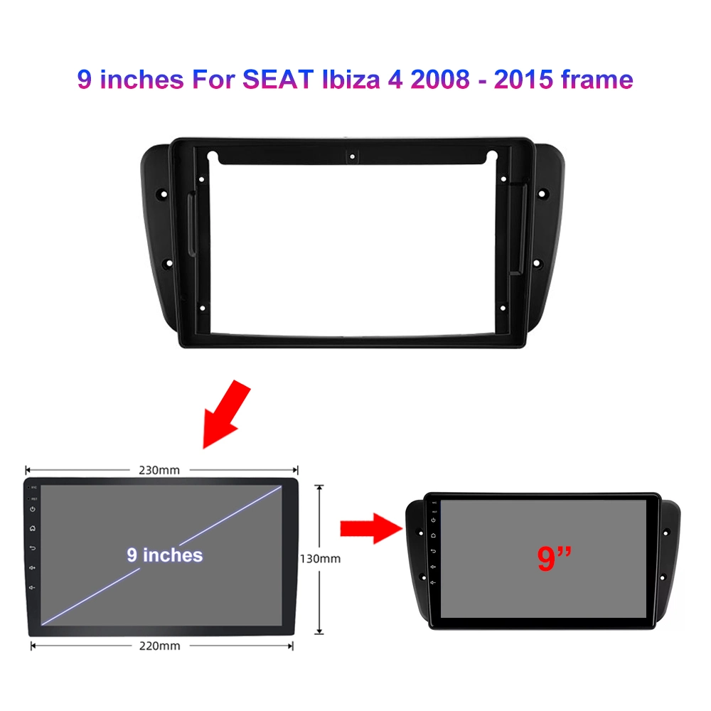 Jmance DVD для Seat Ibiza 4 2008 - 2015 Carplay автомобильный радиоприемник проигрыватель видеосигнала мультимедийной системы навигации GPS 9 Lnch