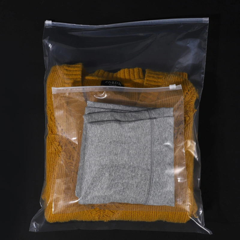 Высококачественные прозрачные пластиковые пакеты Ziplock Zipper Сумки для перевозки Для одежды
