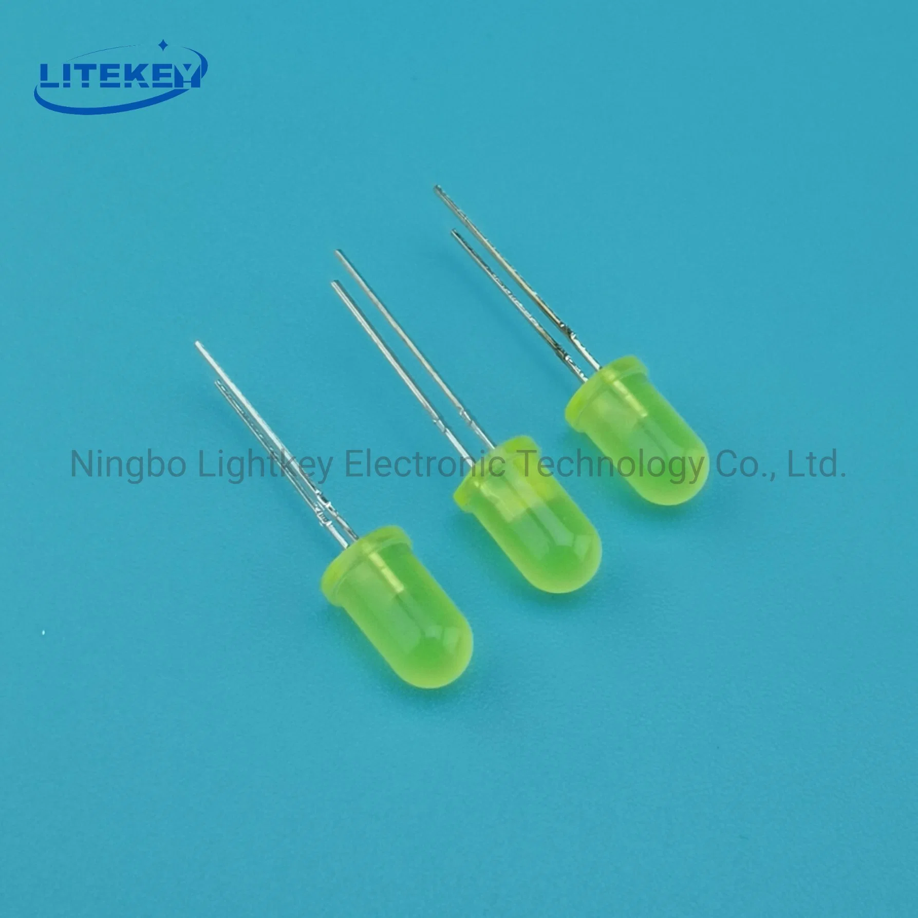 Yellow 5mm High-Brightness Round LED with RoHS