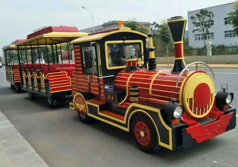 New 42-Person Electric Amusement Park Equipment Sightseeing Train