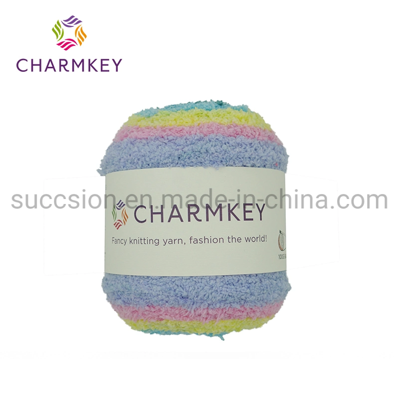 Polyester Fancy Cake Yarn with Beautiful Colors