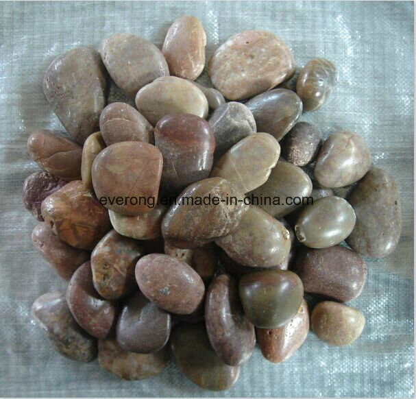 Oversize Natural Landscaping River Stone Pebbles with Mixed Color