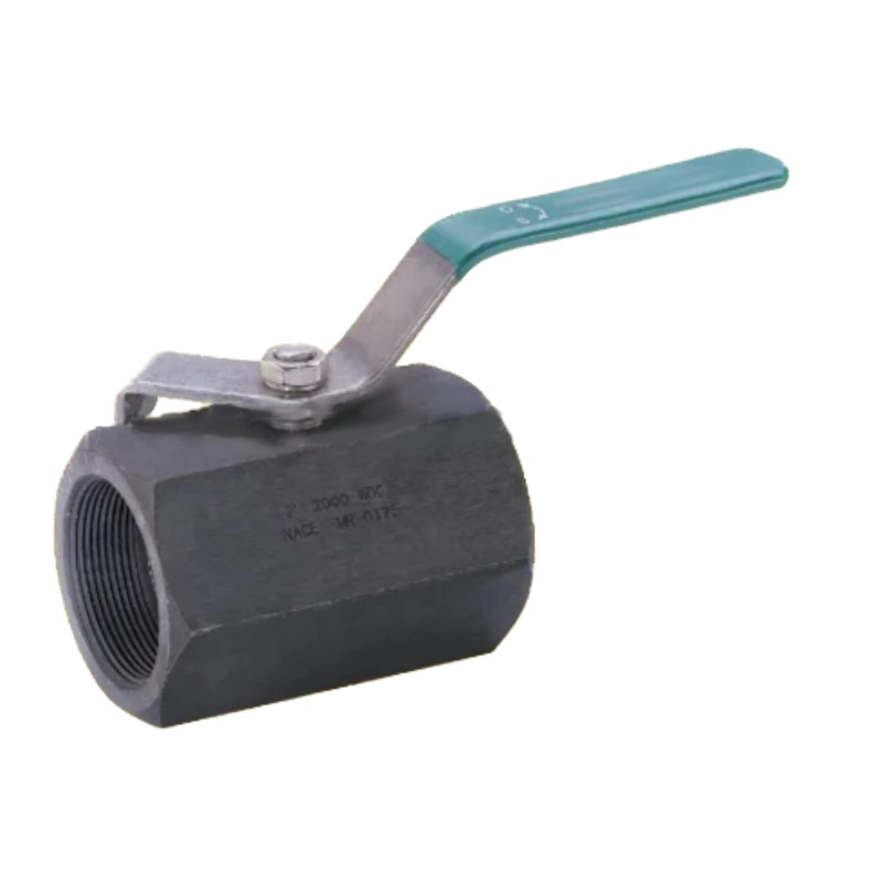 Reduced Port 1PC Hexagonal Hex Ball Valve Carbon Steel A105 2000psi