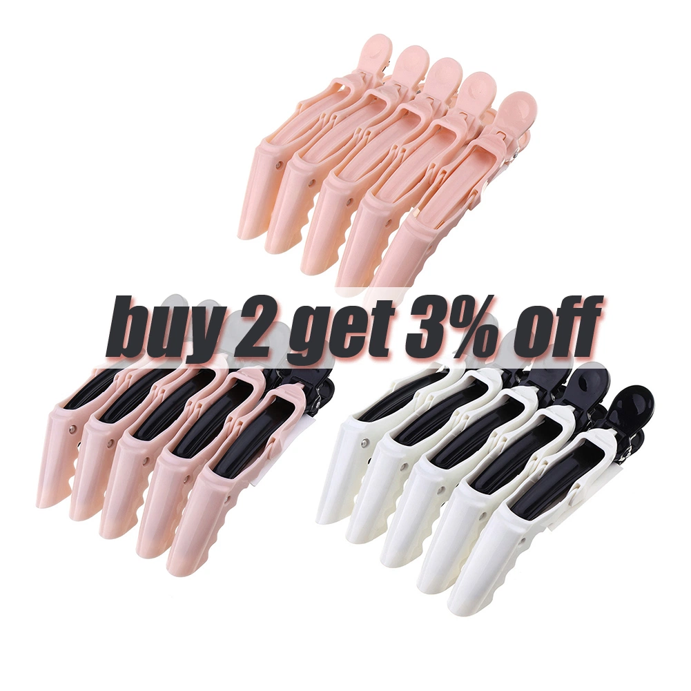 5/6/10PCS/Lot Plastic Hair Clip Barber Salon Styling Hair Accessory Hairpin