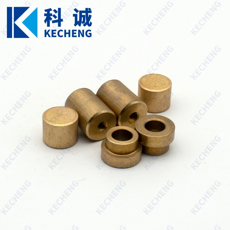 Customized Auto Parts Phosphor Copper Brass Flange Bushing for Tugboat Powder Metallurgy