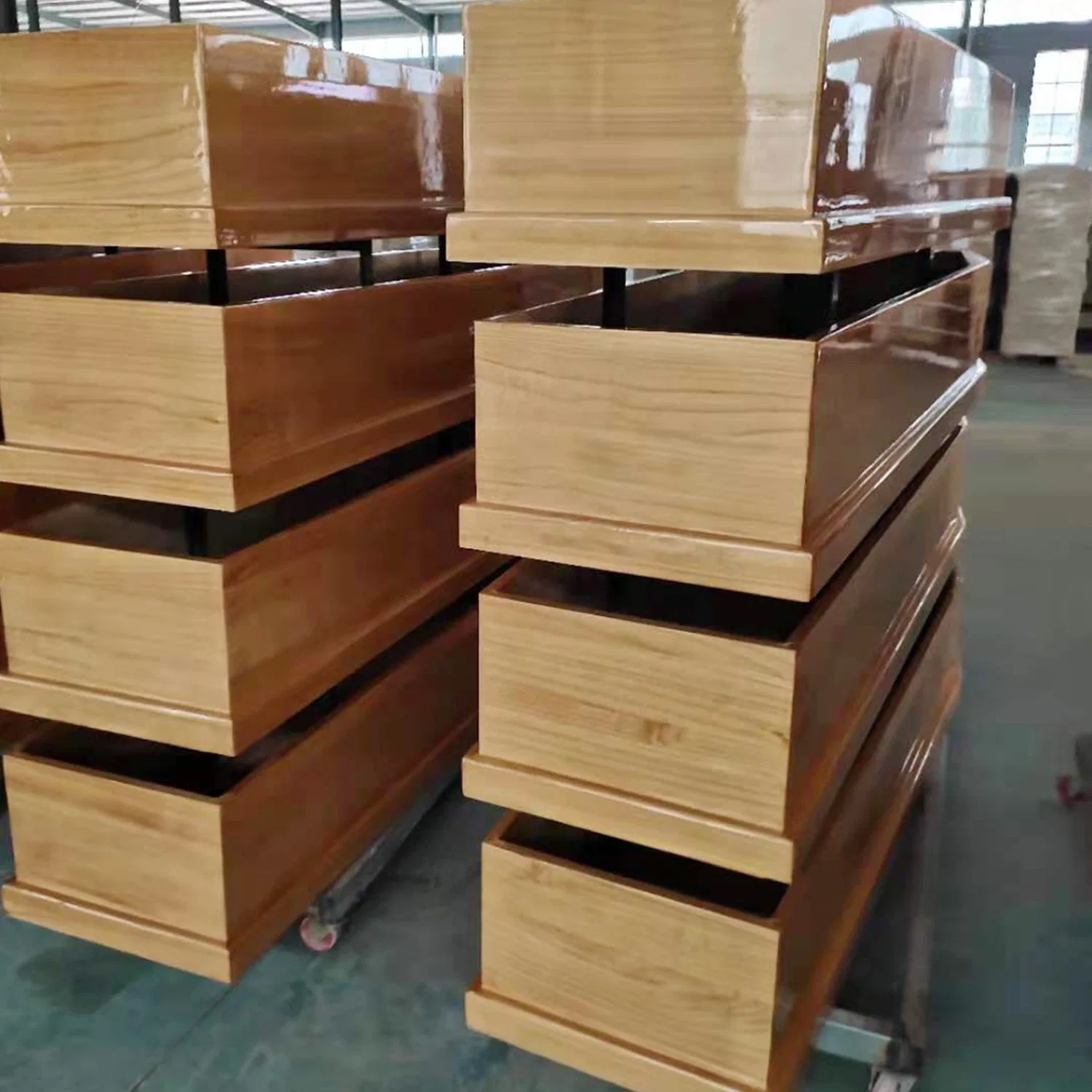 Direct Factory Price Wooden Coffins Made in China