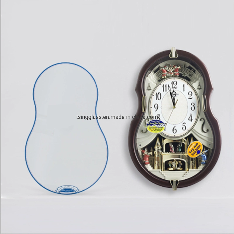 0.5mm-5mm Clock Silk Screen Printing Electronic Clock High Temperature Tempered Glass