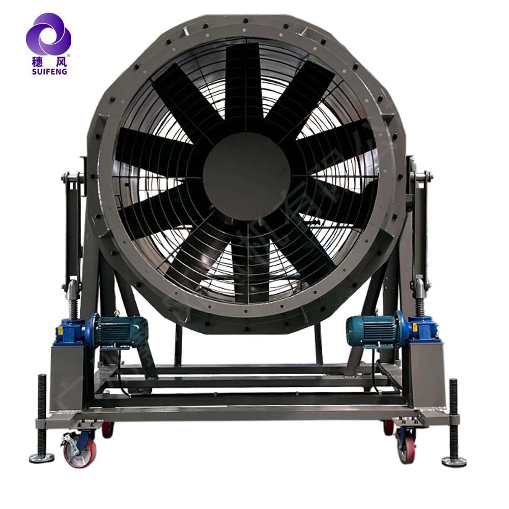 Ventilador axial industrial de motor dc silencioso para ventilación de refrigeración