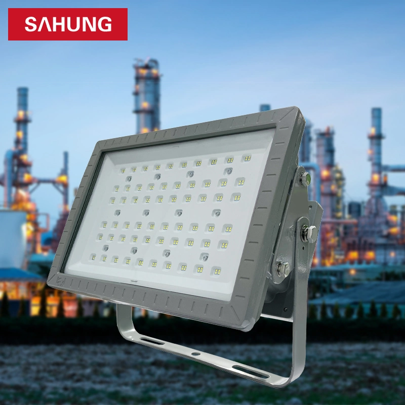 Hersteller Fabrik hohe Leistung 140lm/W Aluminium wasserdicht SMD 100W 200W 300W Chemische Industrie LED Flood Canopy Explosionsgeschützte Fixture Lampe Beleuchtung Licht