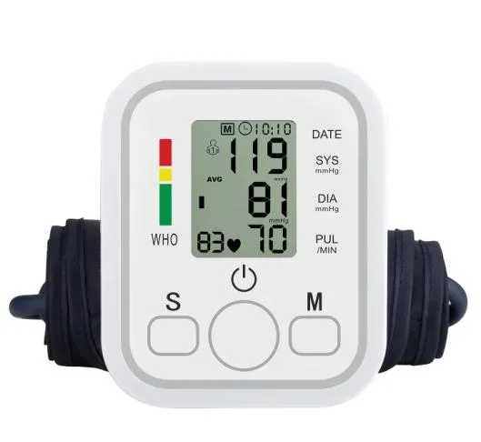 Sphygmomanometer LCD Display Upper Arm Blood Pressure Monitor