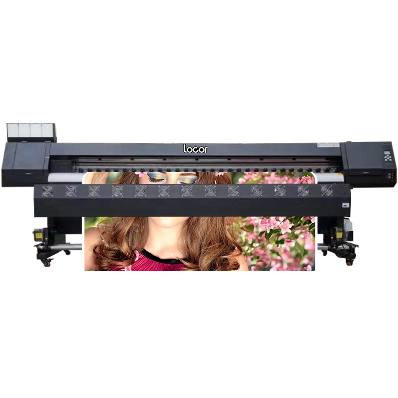 Locor Brand 3.2m 10FT faixa flexível Grande formato Eco Máquina de impressão de solventes impressora de plotter de sublimação