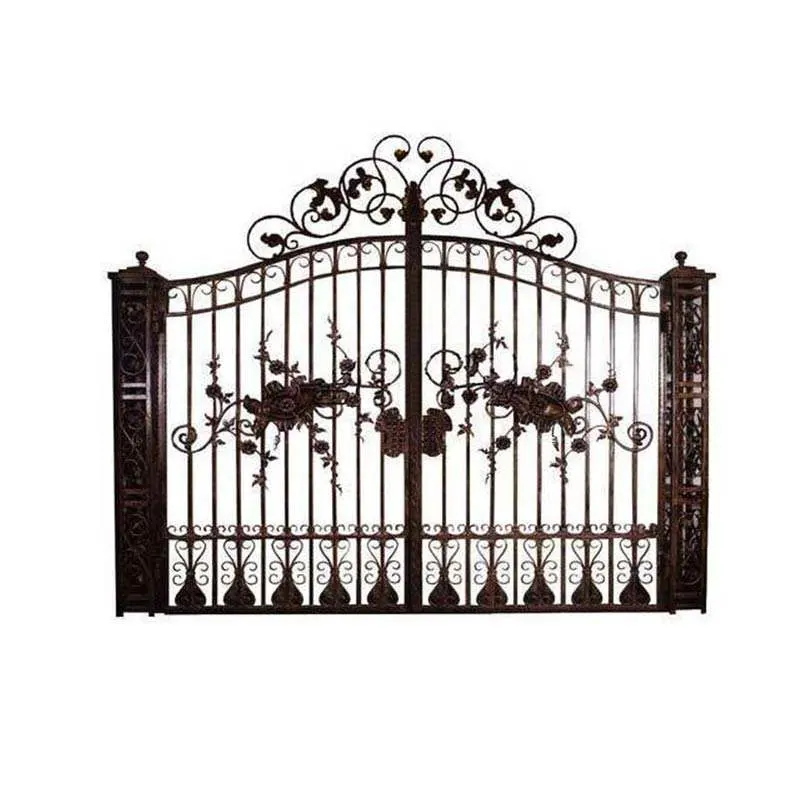 Wrought Iron Main Gate Design Front Door and Fencing