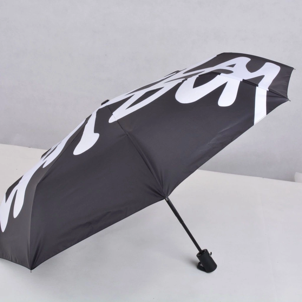 Popular Design Custom Logo Wholesale/Supplier Windproof and Waterproof UV Folding Sun Umbrella