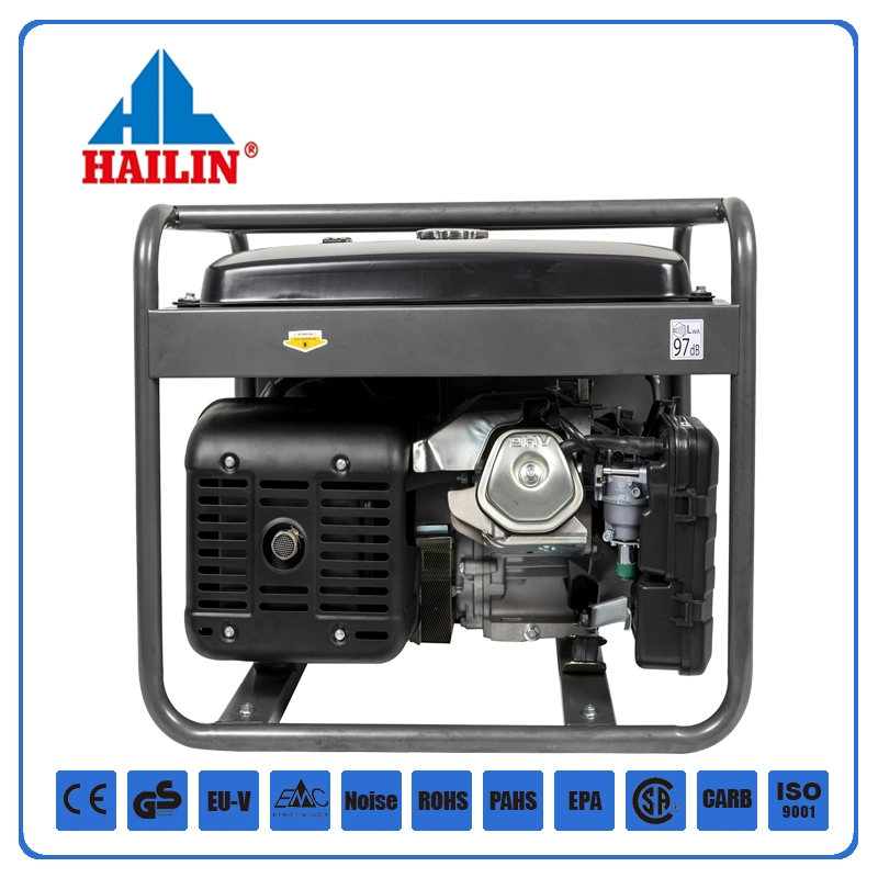 Portable Three Phase Doule Voltage 120V 240V 60Hz Petrol Gasoline Generator with Wheels