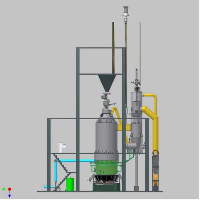 Four à deux étages pour le gazéifiant industriel du charbon