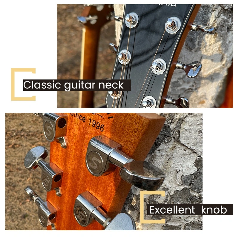 أفضل بيع الأدوات الموسيقية OEM &amp; ODM Guitars Acoustic رخيص قيثارة (AG-400)