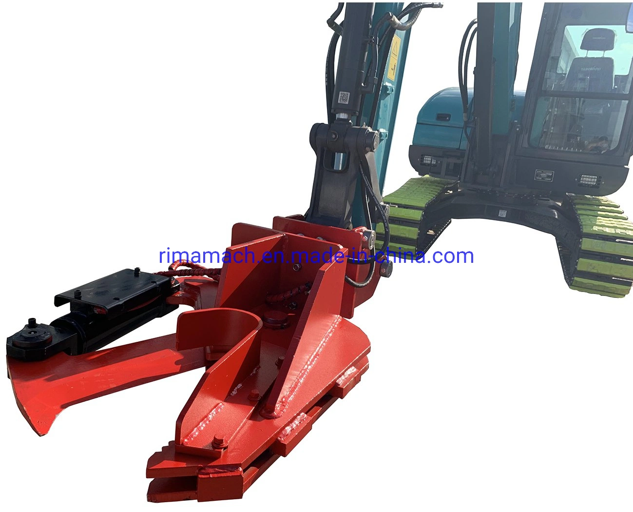 Forest Wood Cutter Rotary Shear for Excavator Tree Cutting Machine