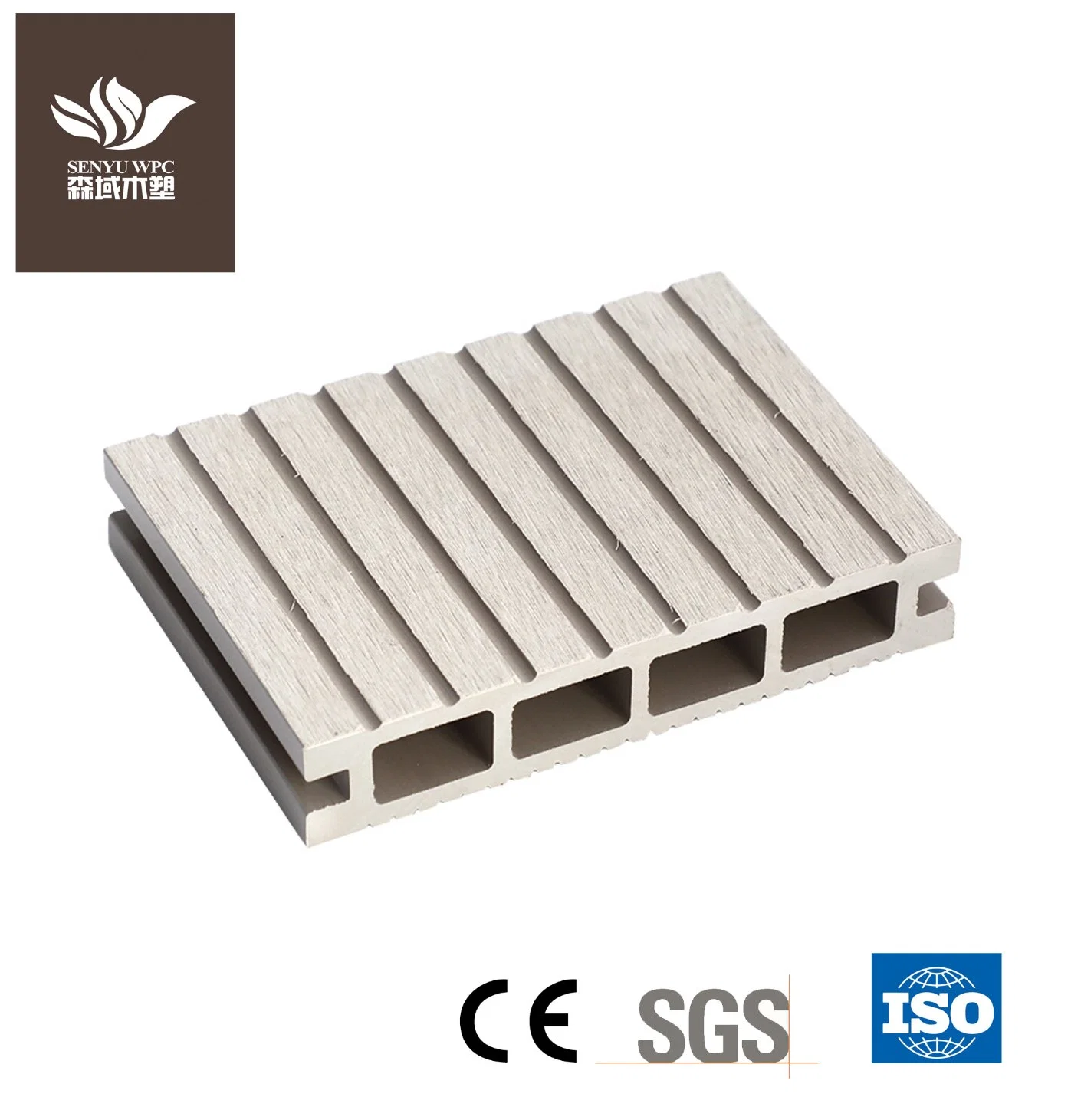 Senyu Hot Sale WPC Wood Plastic Composite Outdoor Decking Board