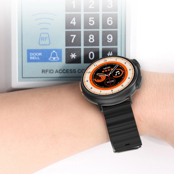 2023 New High-End Mt30 Round Smartwatch Touch Screen Tracking Bracelet