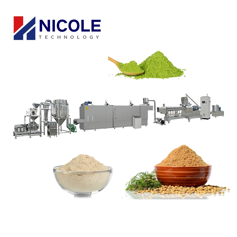 Energy Saving Double-Screw Nutrition Powder Making Machine Instant Rice Food Production Line