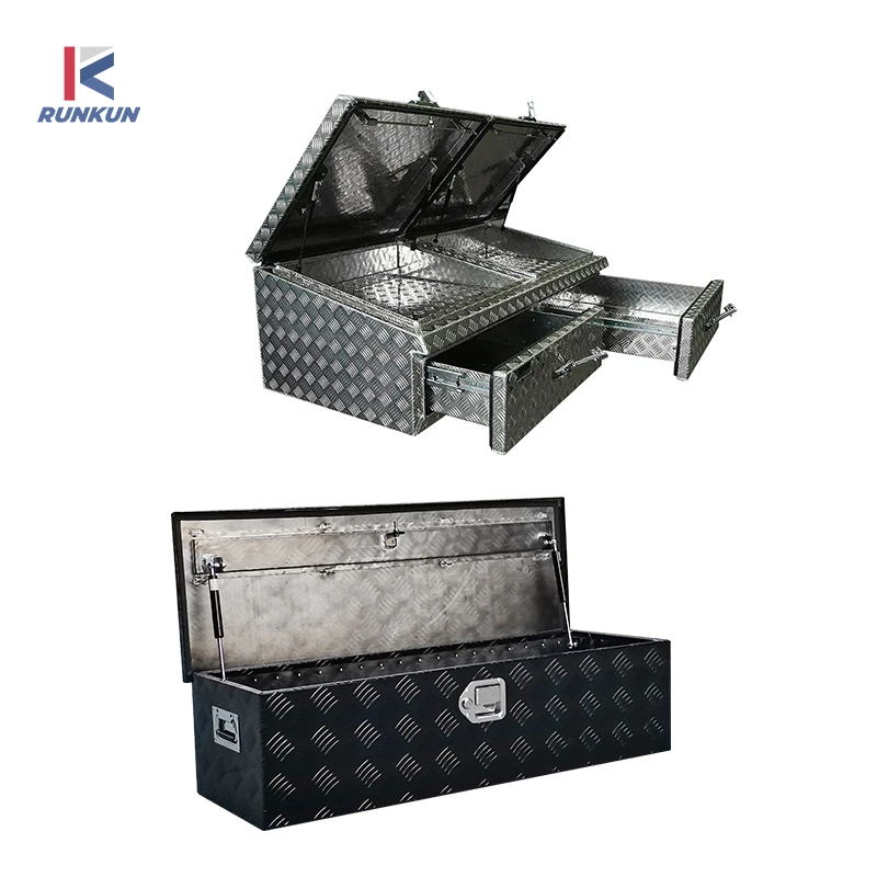 Алюминиевый ящик для хранения грузового автомобиля ящик для инструментов с алмазным покрытием и алюминиевым покрытием