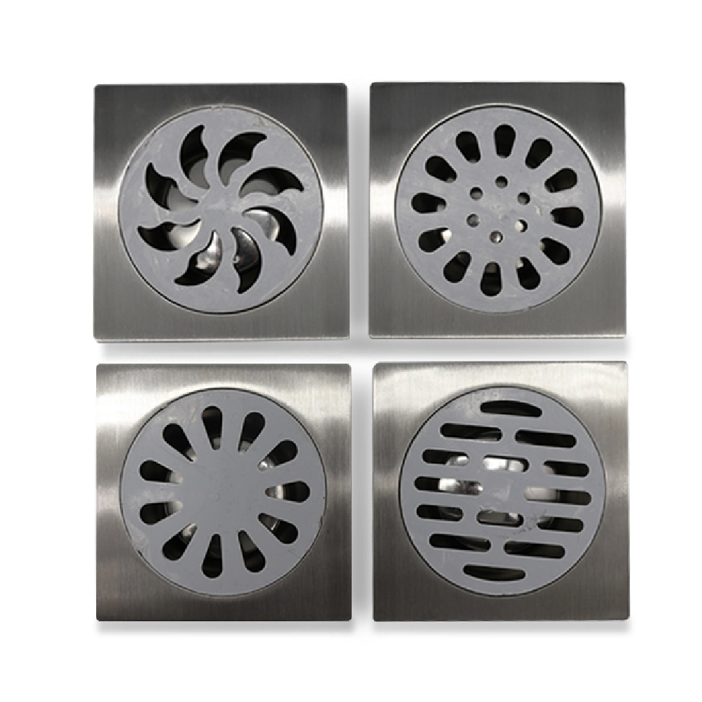 Bathroom Fitting Square Anti-Odor 304 Stainless Steel Floor Drain