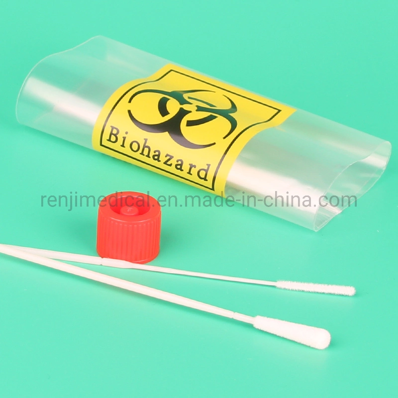 Disposable Sterile Specimen Collection Swab Flocked Nylon Swab