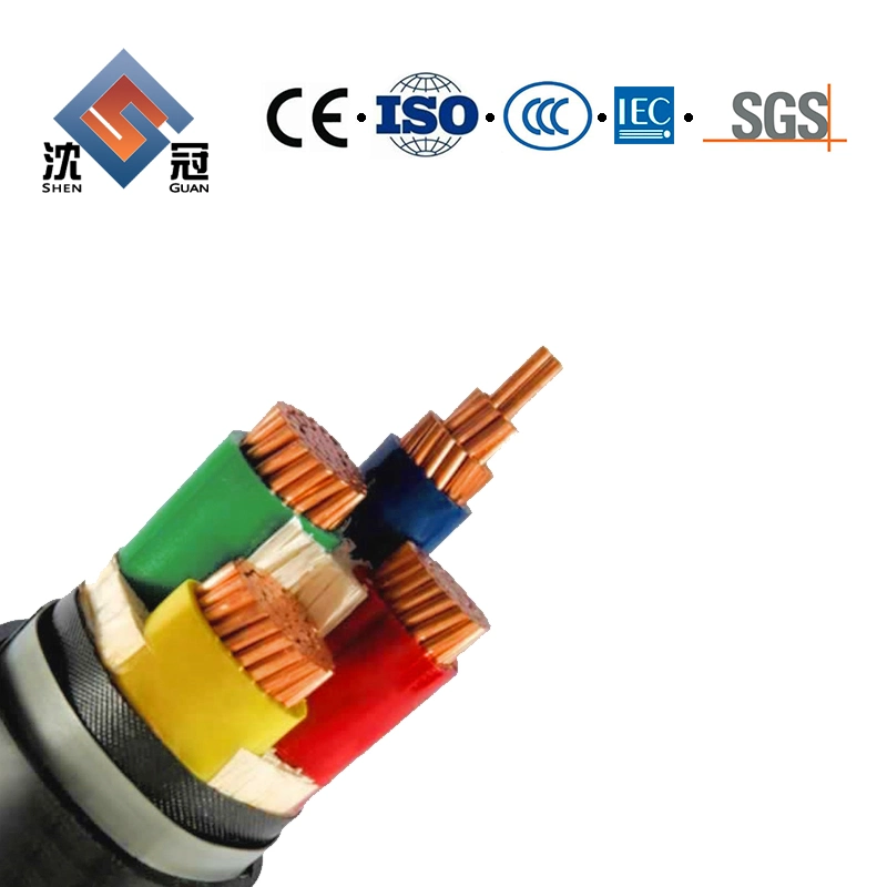 Shenguan Aluminum Alloy Conductor Power Cable Underground XLPE Insulated Jyv Power Cable Low Voltage Aluminium Alloy Conductor PVC Sheath