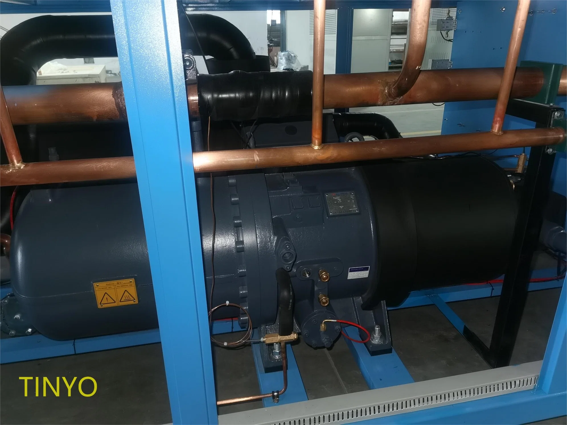 Industrial Air-Cooled Screw Chiller CE Certification High Effective 2 Compressors