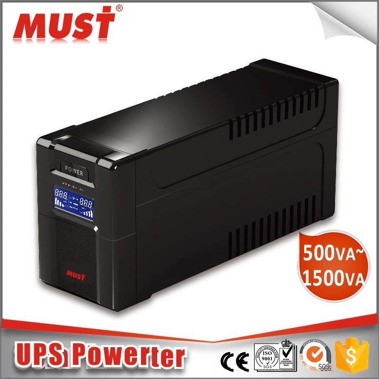 Must ISO9001 Factory Ce Standard 1kVA Sinewave Home UPS 1000va