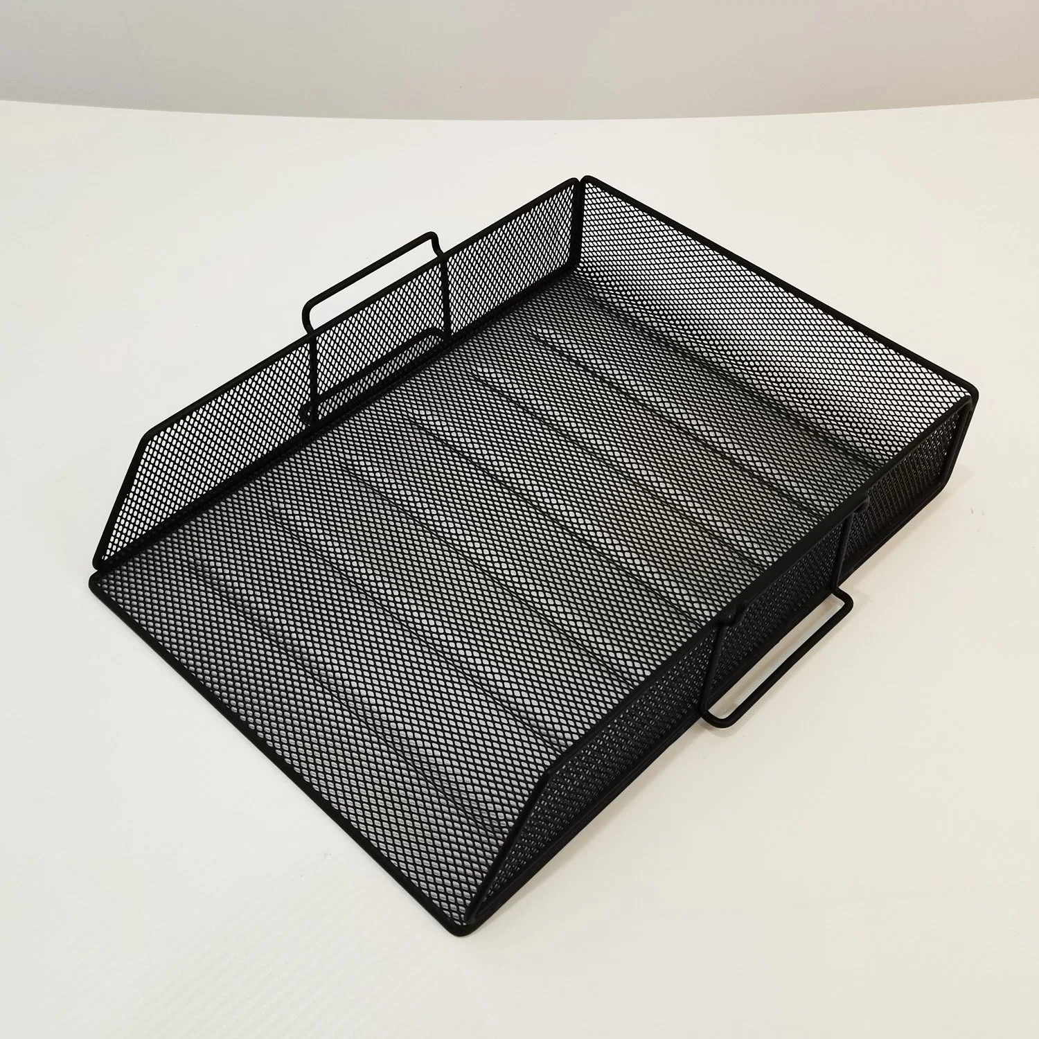 Metal Mesh Book Organzier File Holder for Office School Use